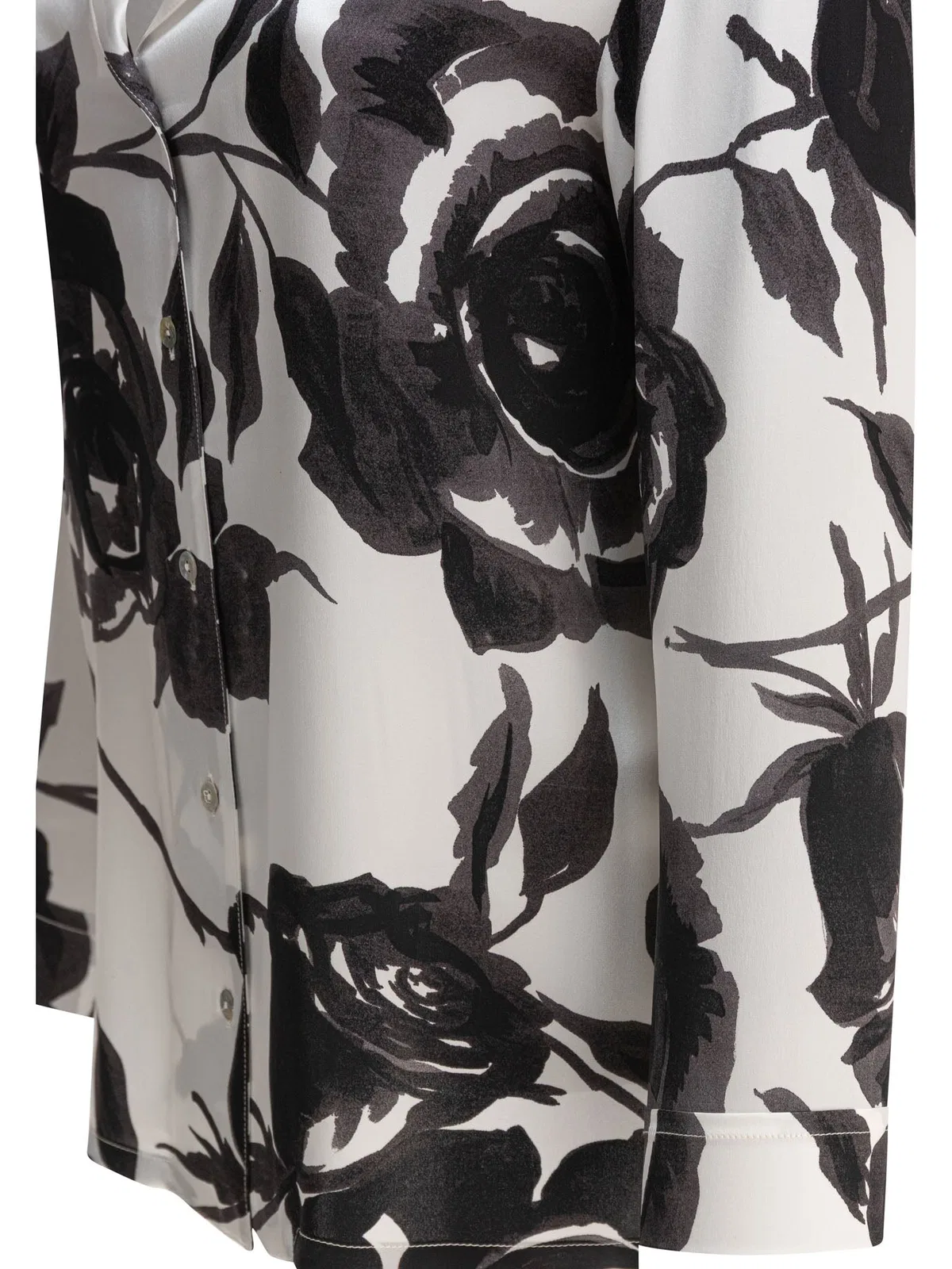 Sleep No More White Silk Shirt