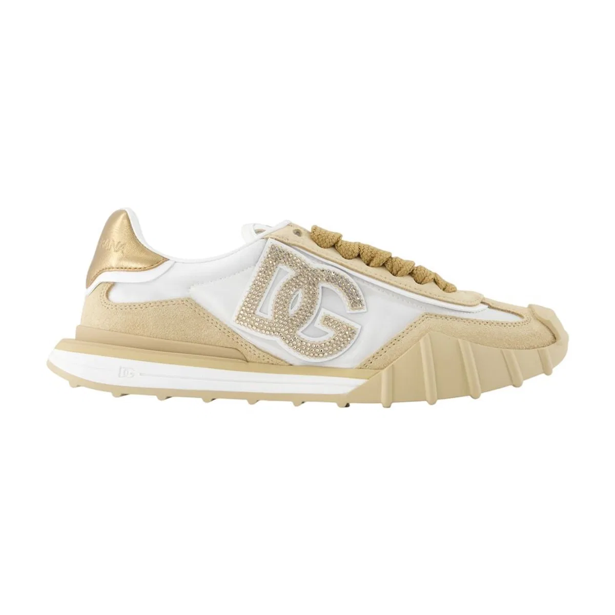 Dolce Gabbana Dolce & Gabbana Ivory Leather Sneakers