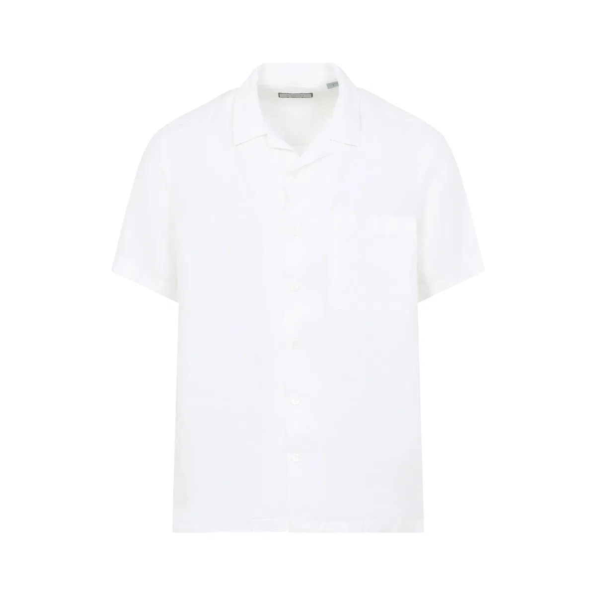 Canali White Linen Shirt