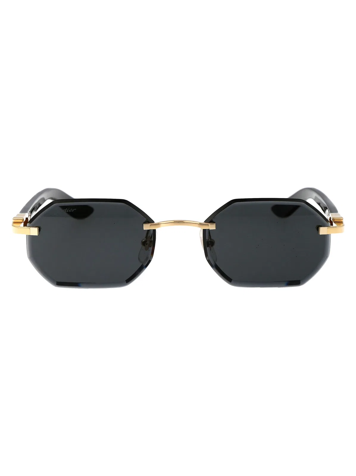 Cartier Sunglasses Ct0439s 001 Gold Black Grey 5