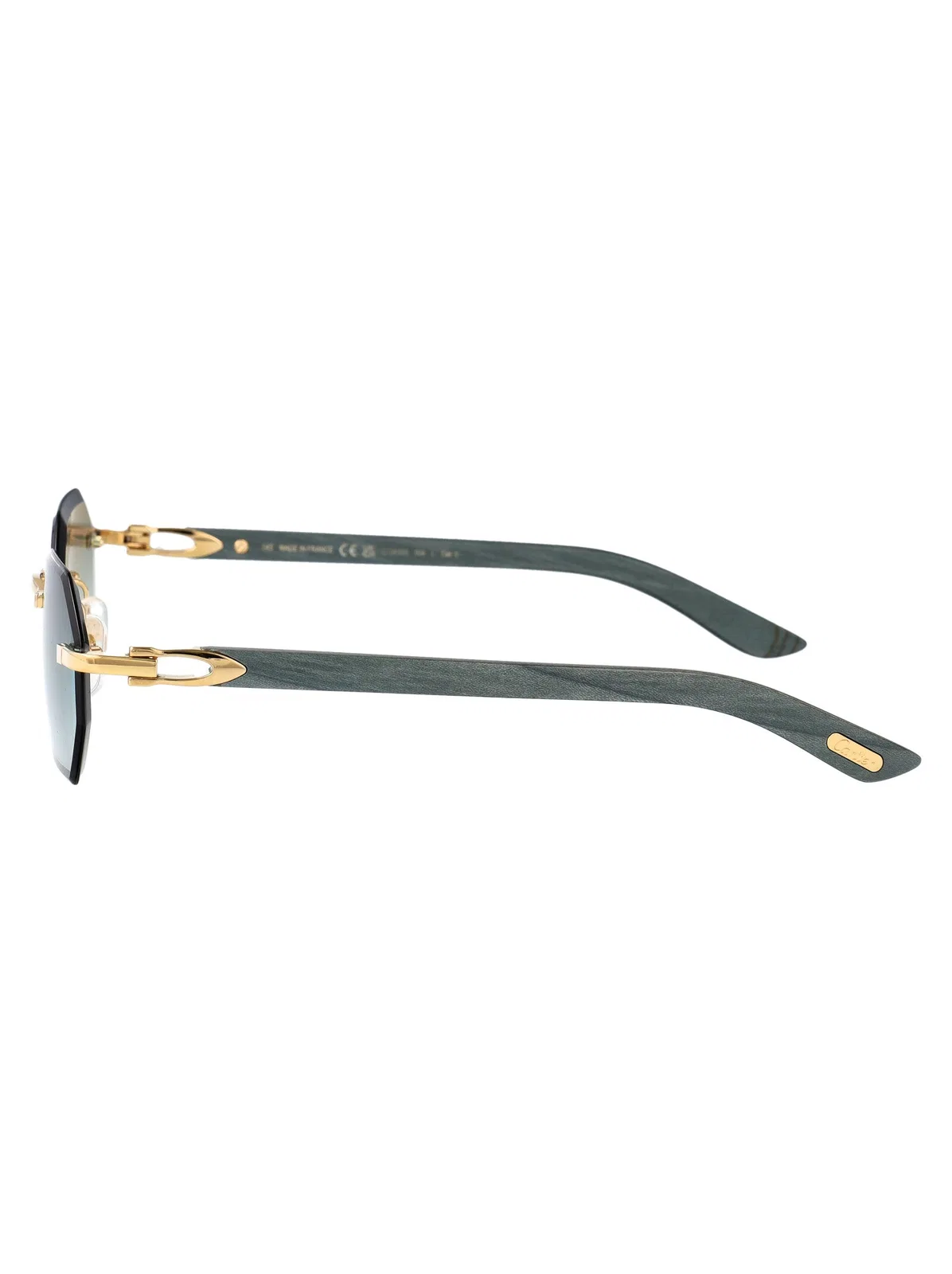 Cartier Sunglasses Ct0439s 004 Gold Green Green