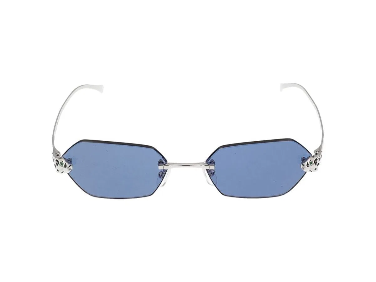 Cartier Sunglasses Ct0636s 004 Silver Silver Lig
