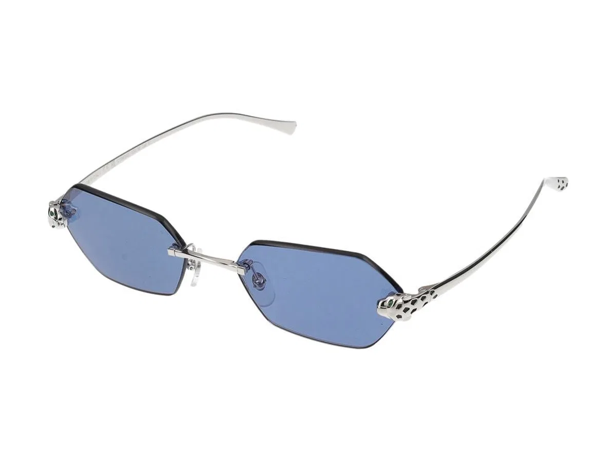 Cartier Sunglasses Ct0636s 004 Silver Silver Lig