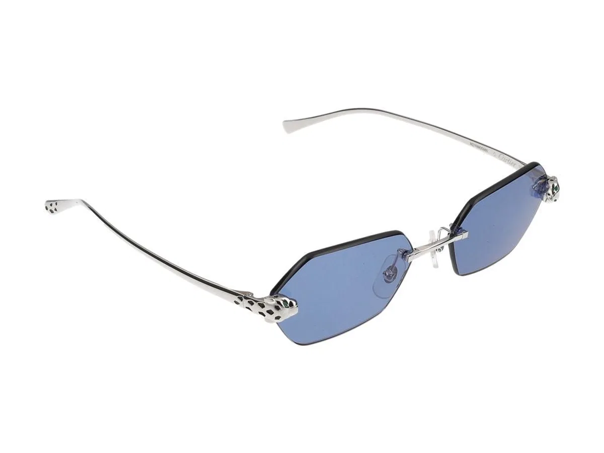Cartier Sunglasses Ct0636s 004 Silver Silver Lig