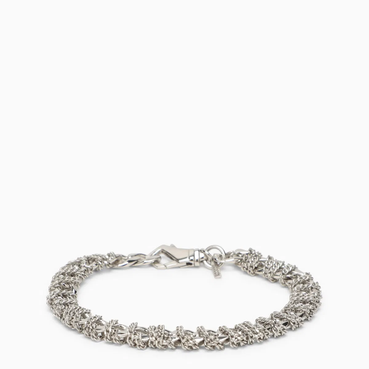 Emanuele bicocchi Silver 925 Intricate Chain Bracelet