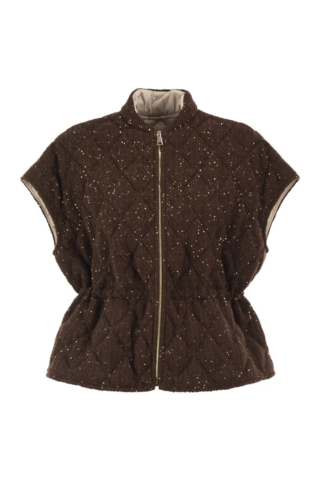 Fabiana Filippi Quilted Virgin Wool, Silk And Cashmere G