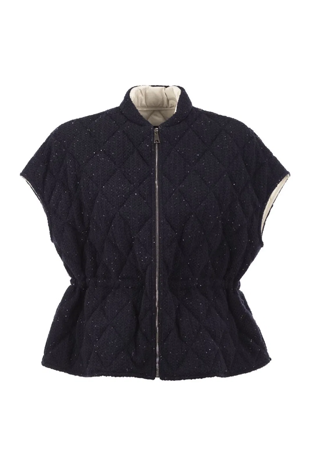 Fabiana Filippi Quilted Virgin Wool, Silk And Cashmere G