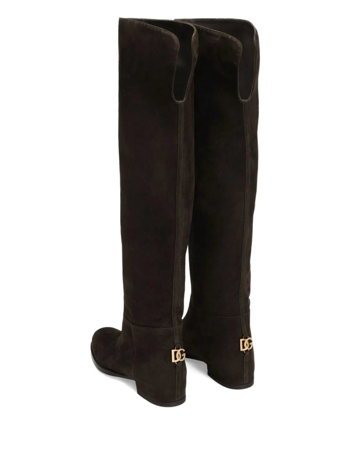 Dolce Gabbana Dolce & Gabbana Suede Boots With Logo Pl