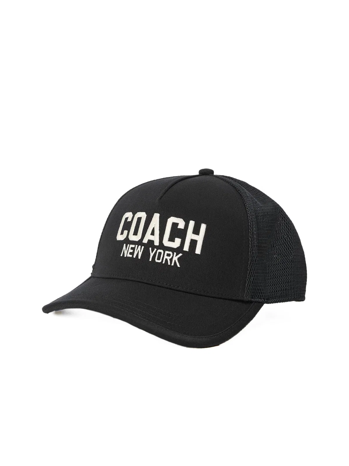 Coach Embroidered Logo Trucker Hat Cap