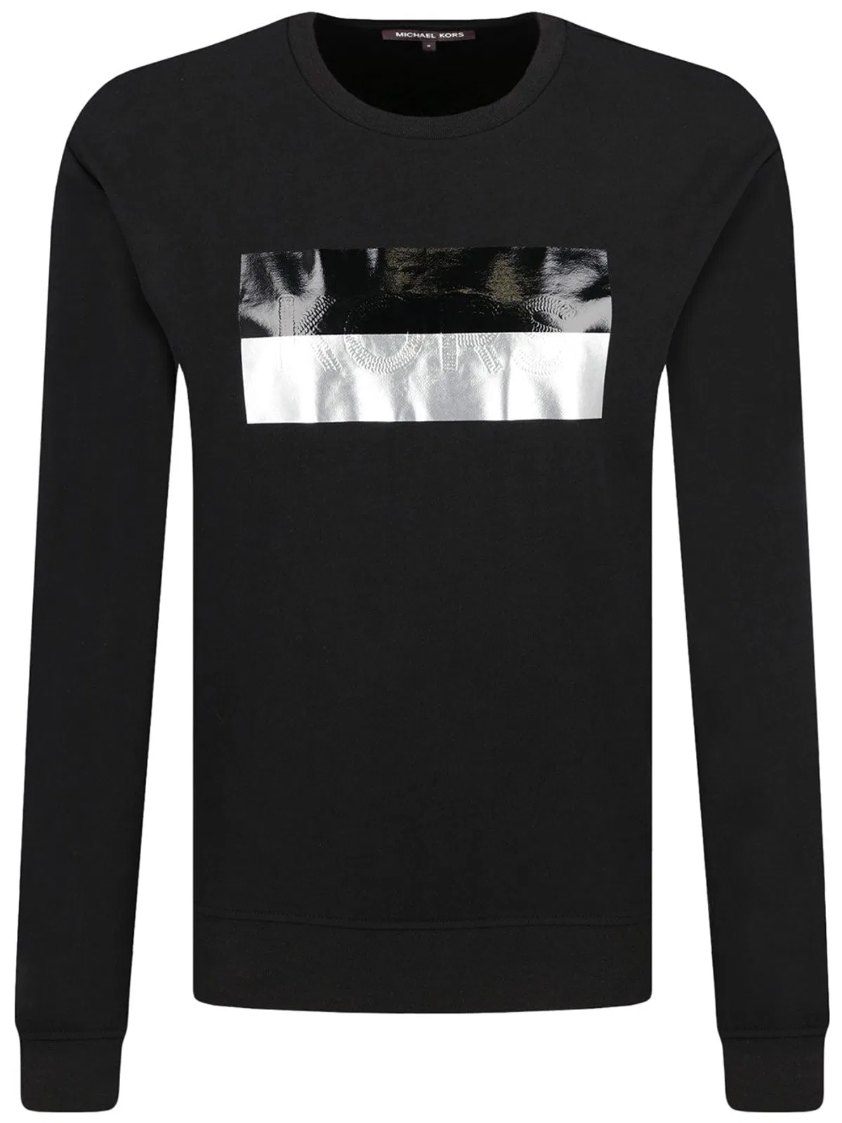 Michael Kors Men Black Cotton Sweatshirt