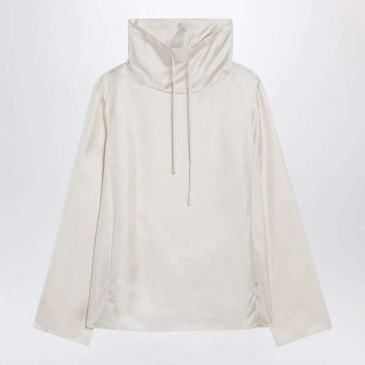 Loulou Studio Ivory Cyna Silk Blouse
