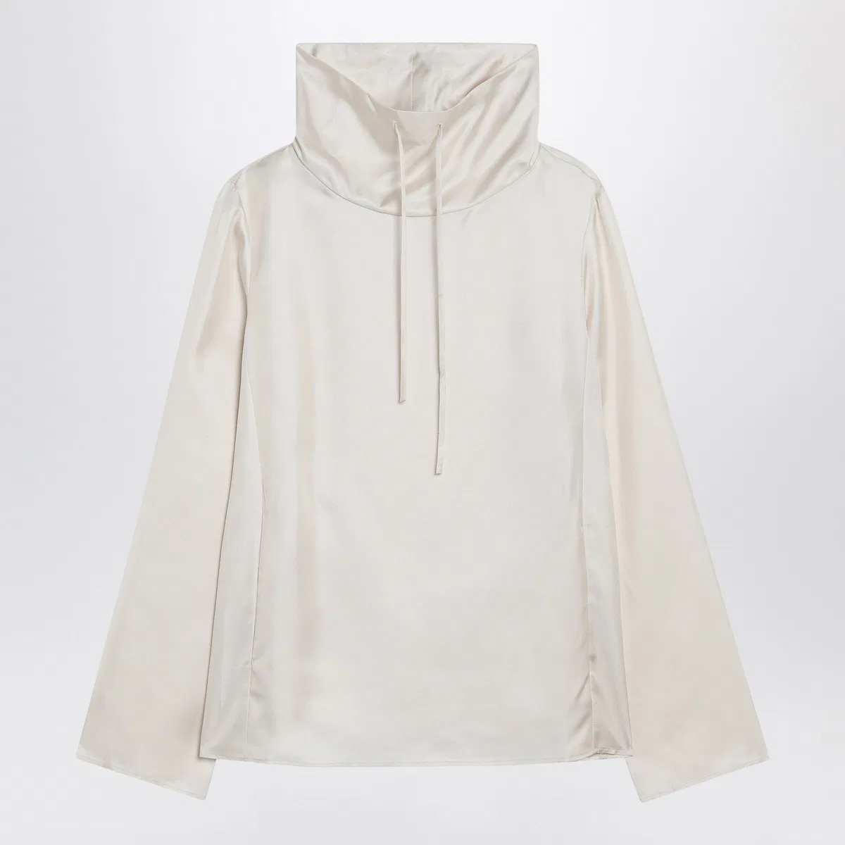 Loulou De Saison Ivory Cyna Silk Blouse