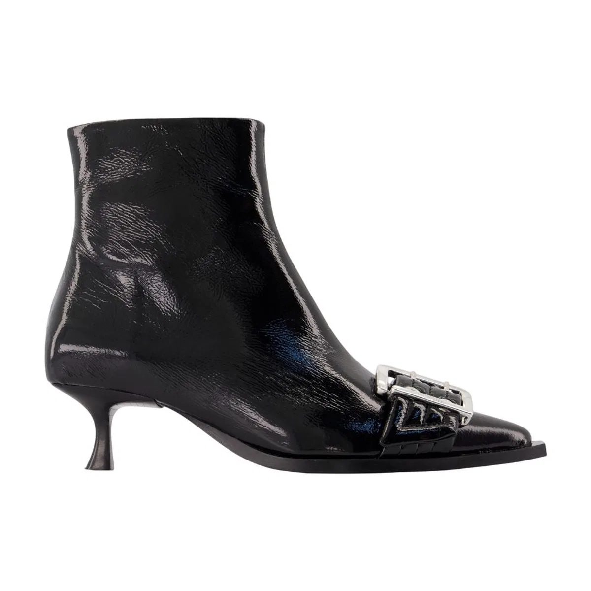 Ganni Buckle Low Boots