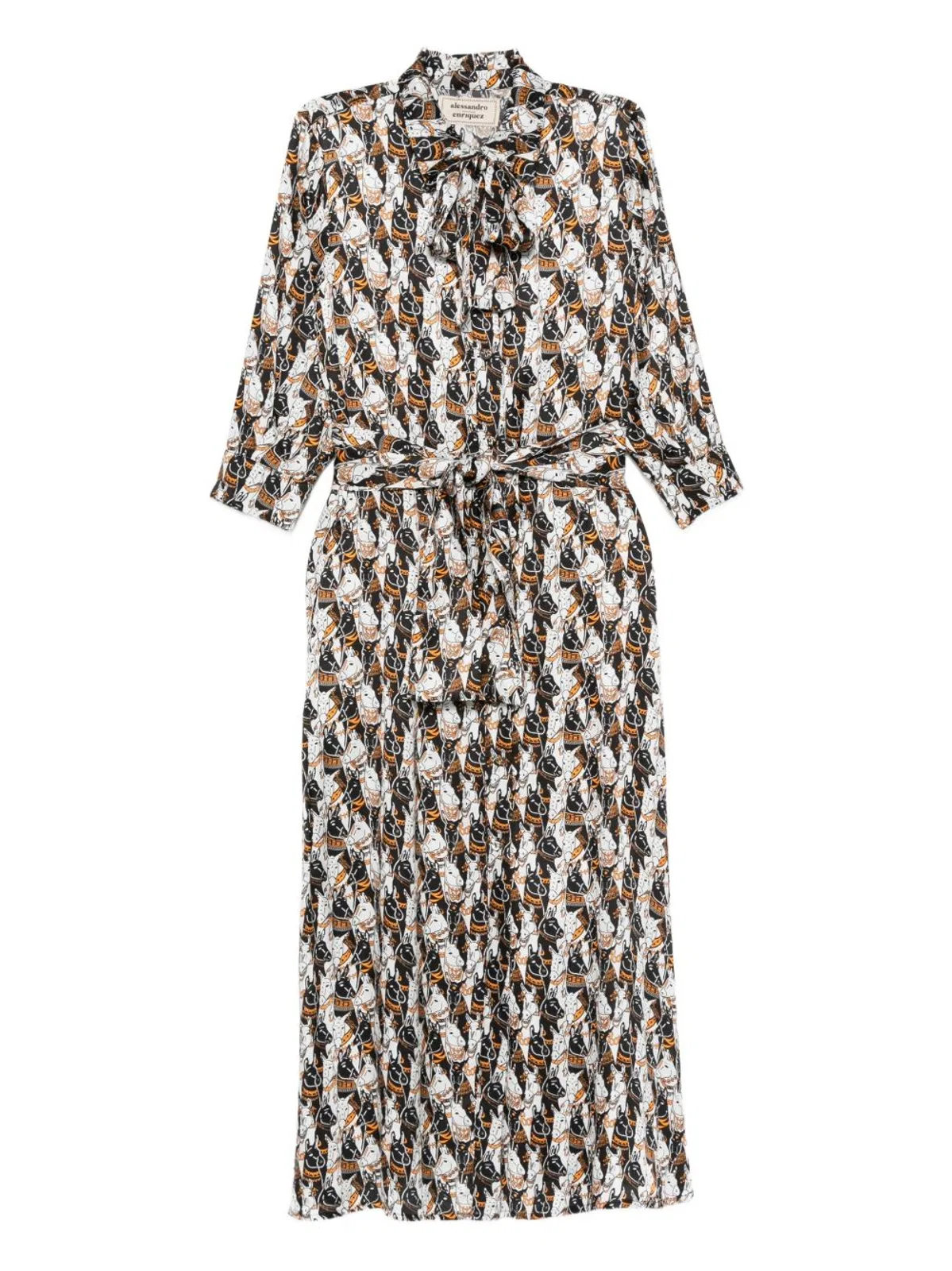 Alessandro Enriquez Printed Shirtdress