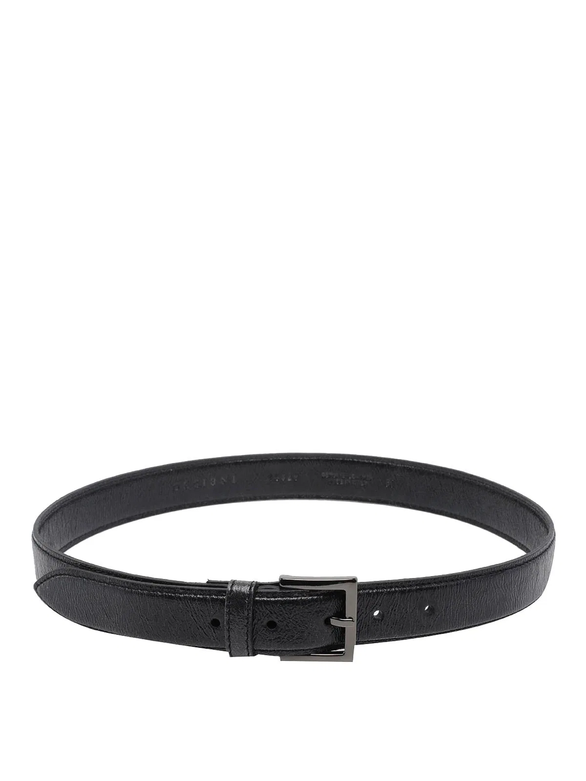 Orciani Black Calfskin Belt