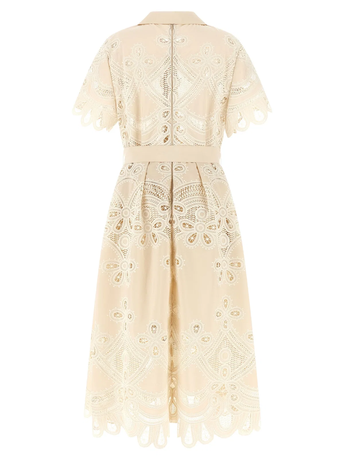 Elie Saab Carving Embroidery Dress