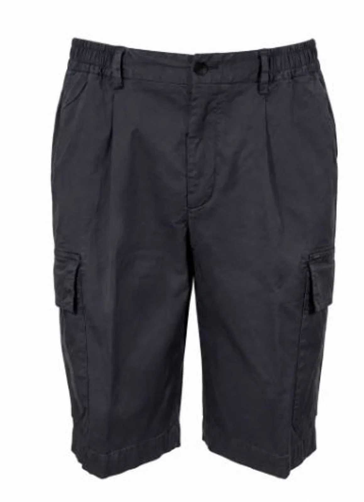 Devore Dark Grey Cotton Shorts