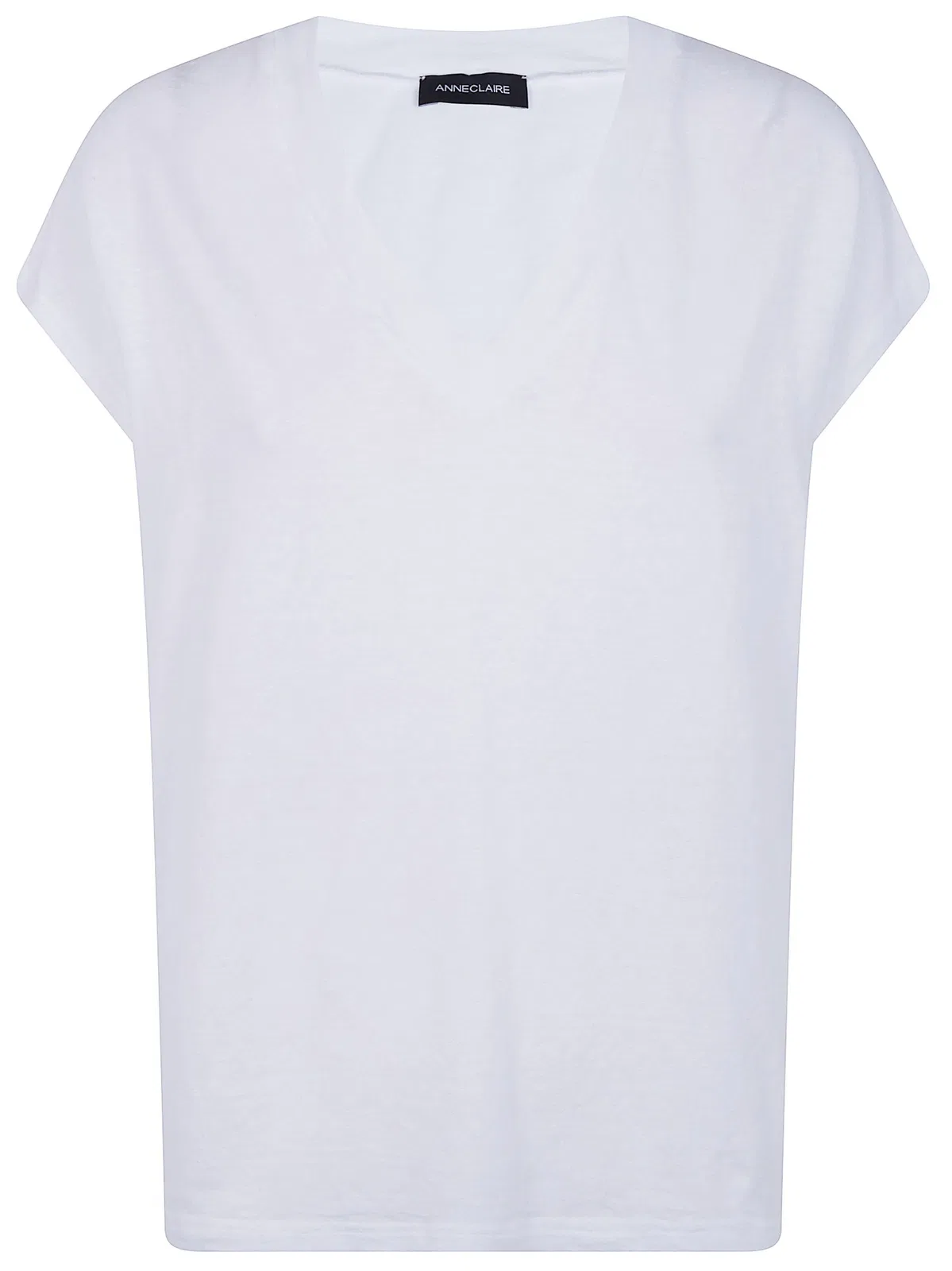 Anneclaire Short Sleeves V Neck Sweater
