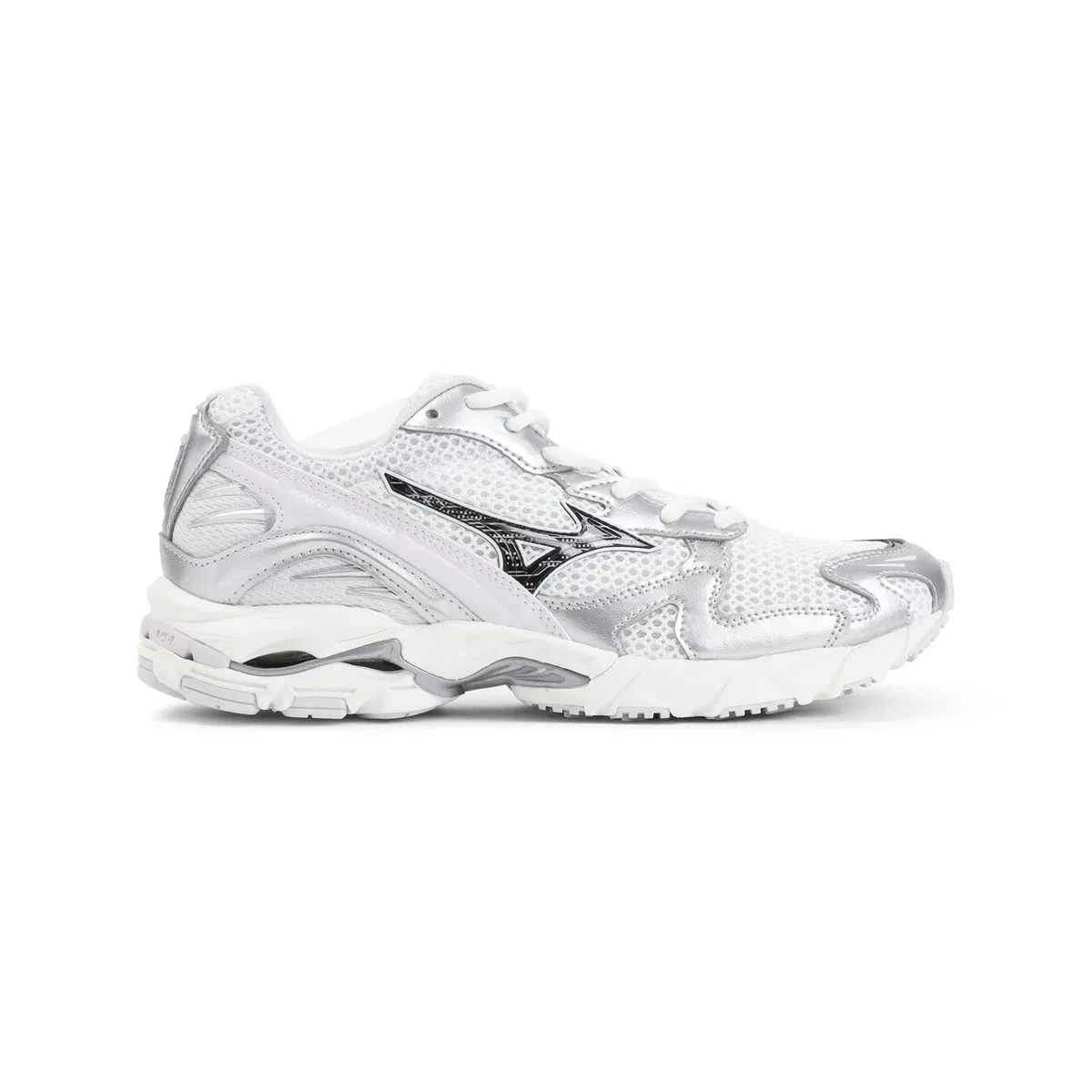 Mizuno White Black Sand Lilac Wave Rider 10 Sne