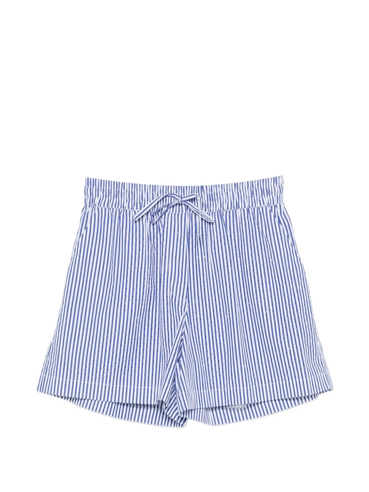 Parosh Striped Cotton Shorts