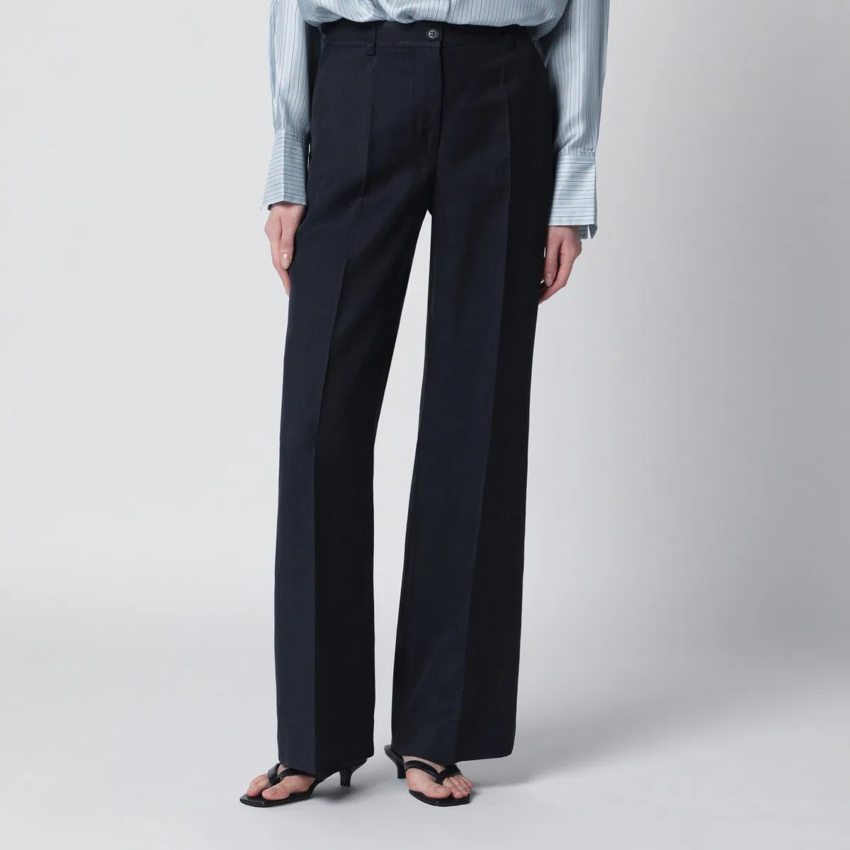 Parosh P.a.r.o.s.h. Blue Viscose Trousers