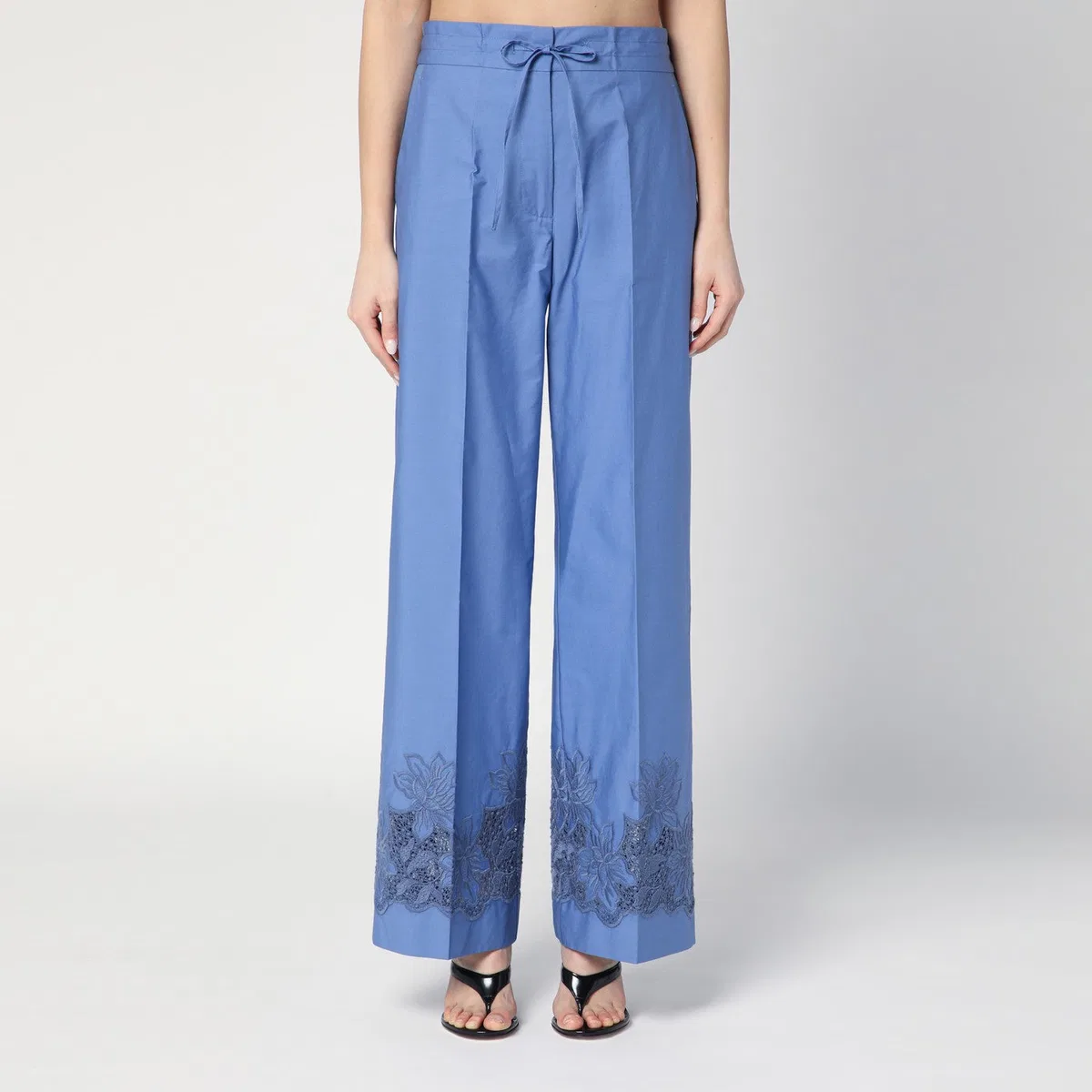 Parosh P.a.r.o.s.h. Embroidered Cotton Pants