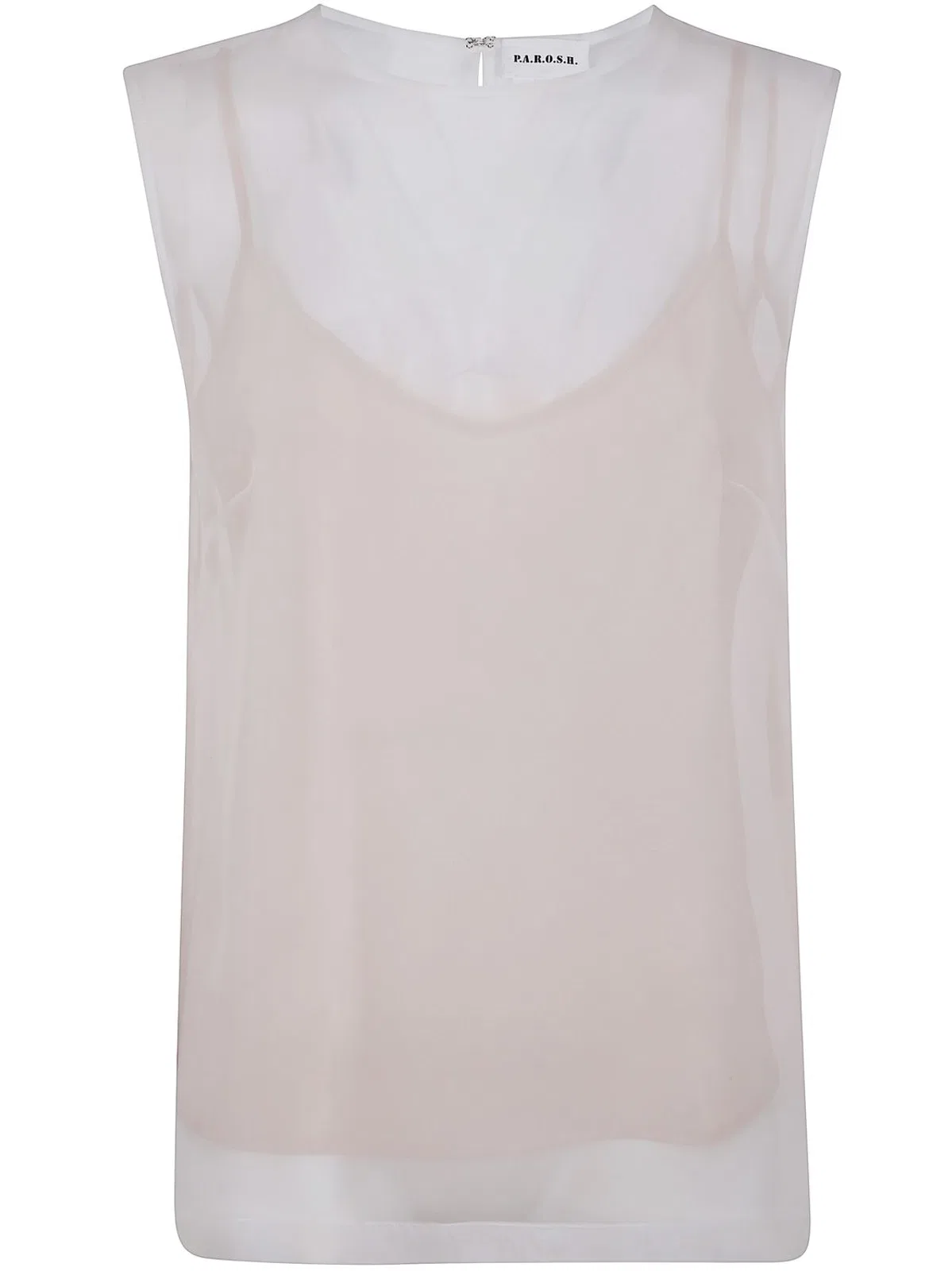 Parosh Semi Sheer T Shirt