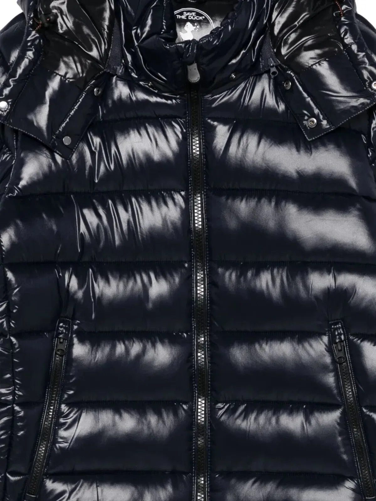 Save The Duck Florian Down Jacket With Lacquered Finis