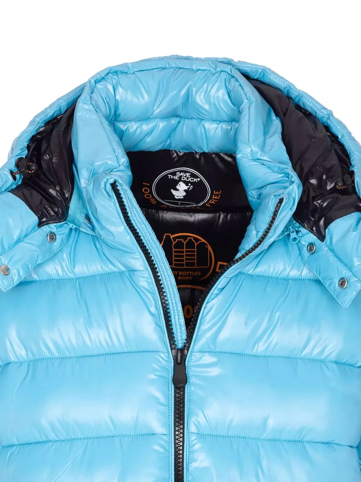 Save The Duck Florian Down Jacket With Lacquered Finis