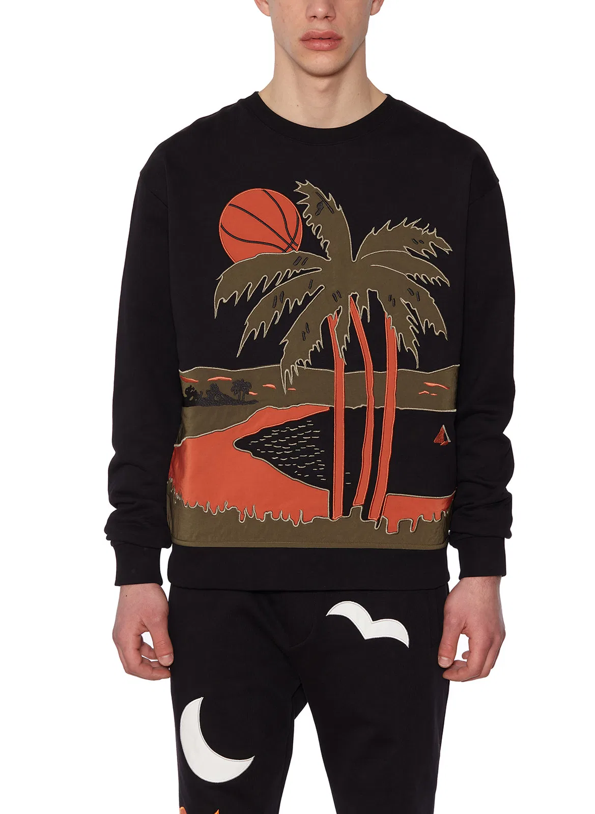 Just Don Cotton Crew Neck Sweatshirt