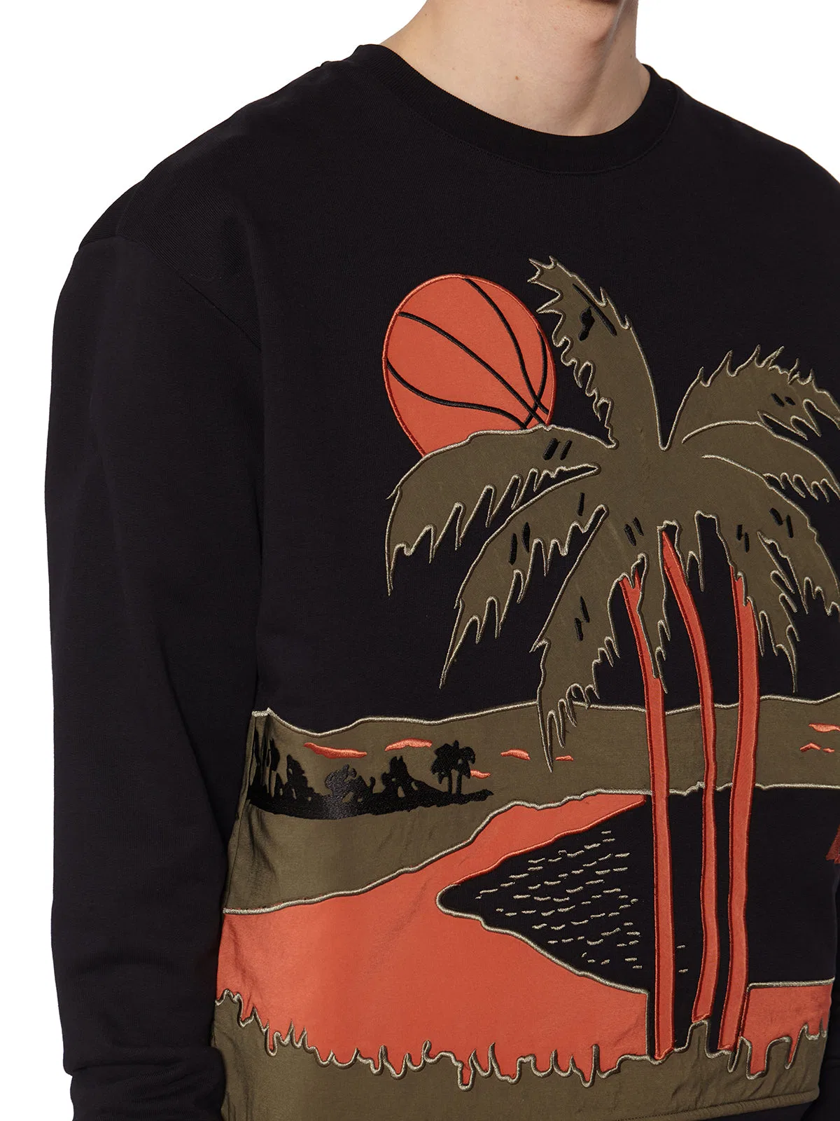 Just Don Cotton Crew Neck Sweatshirt