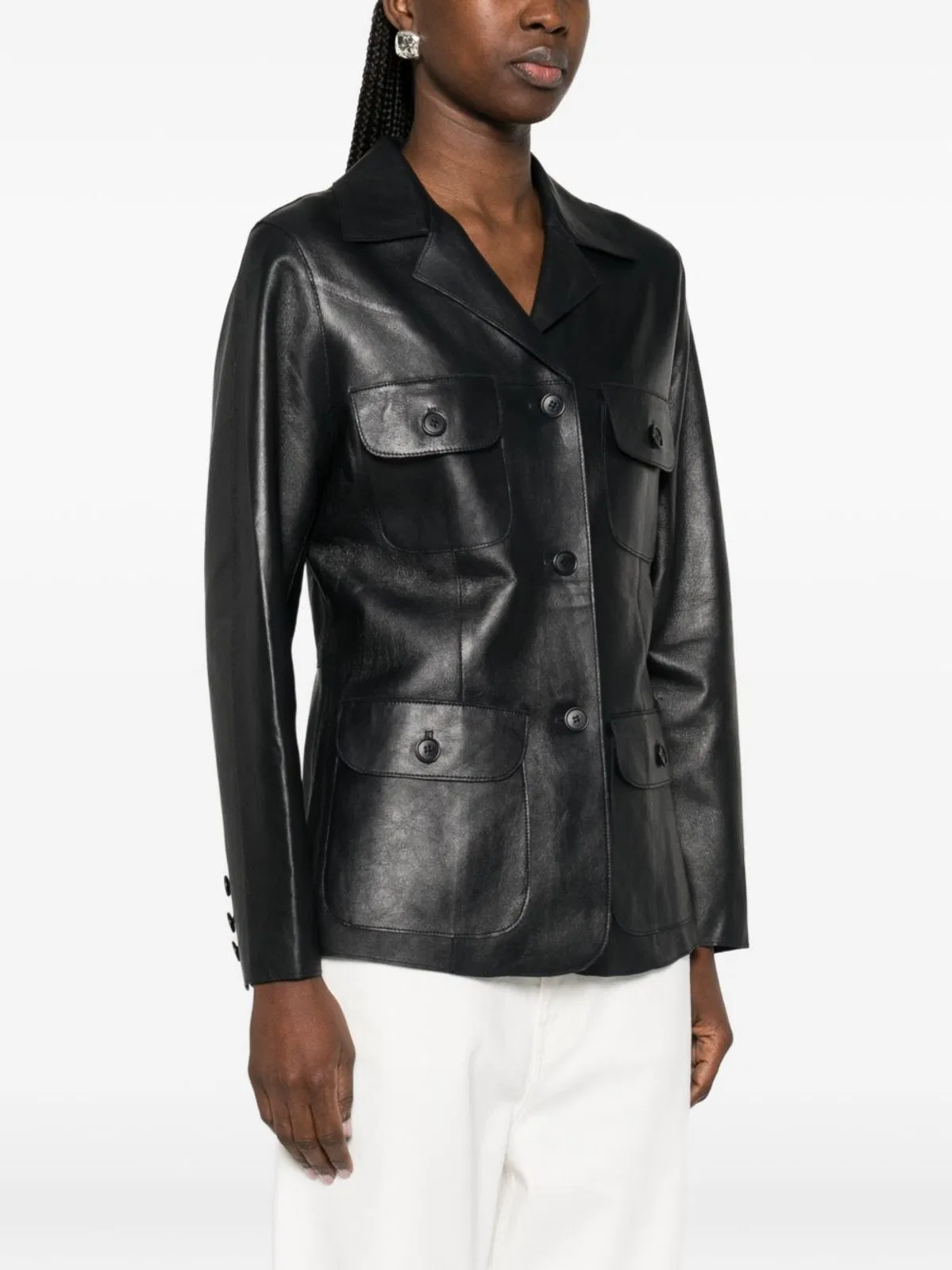 Parosh Leather Jacket
