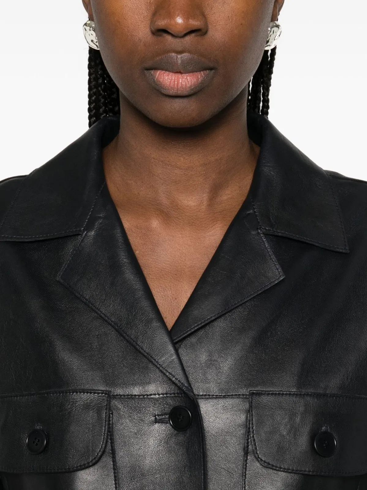 Parosh Leather Jacket