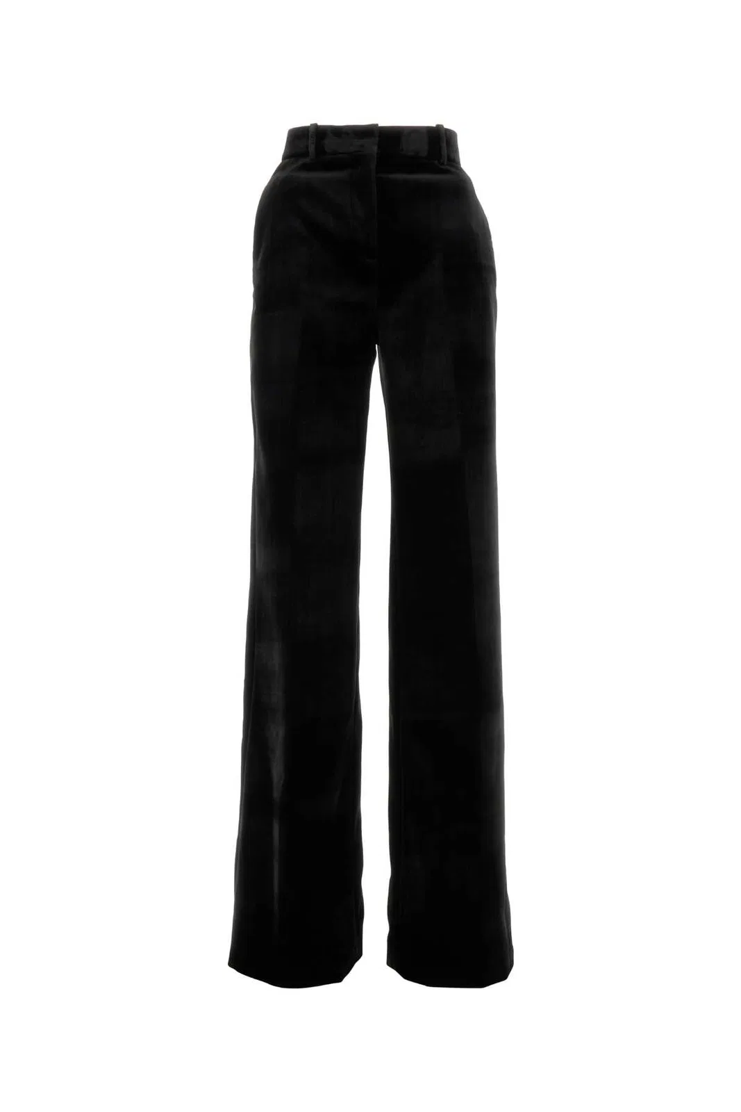 Ermanno Scervino Black Velvet Palazzo Pant