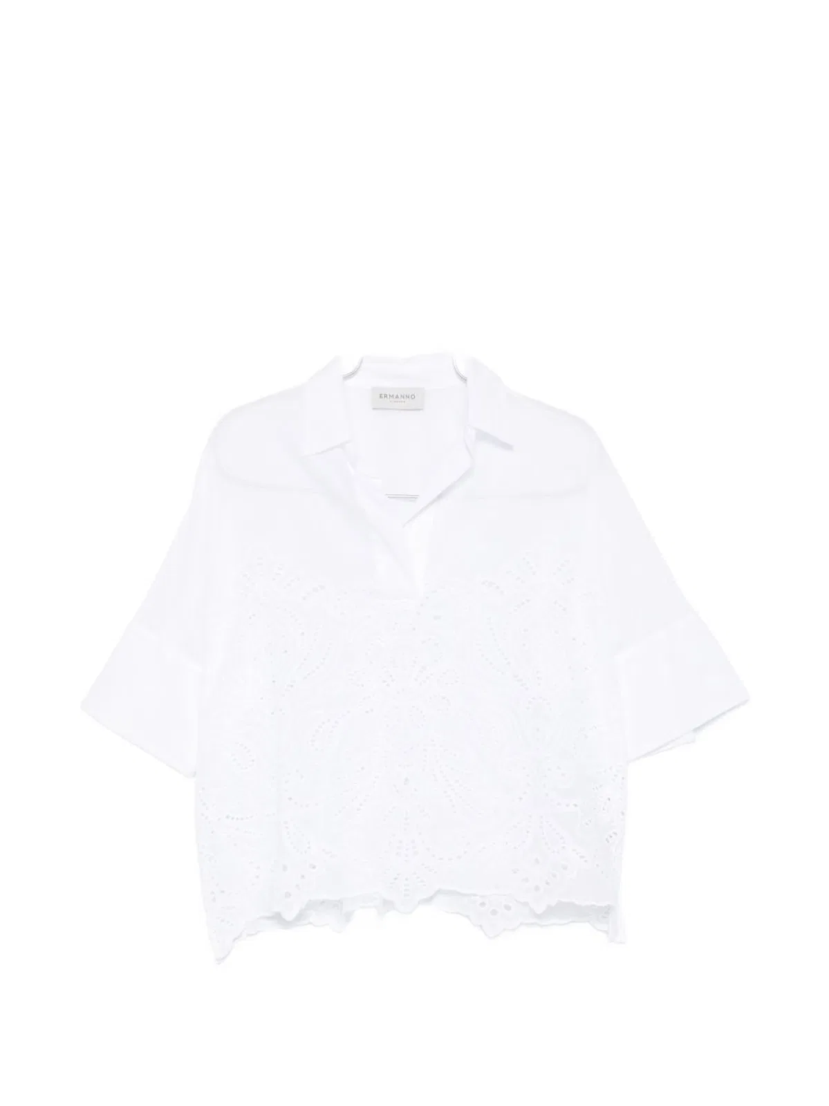 Ermanno Embroidered Cotton Shirt