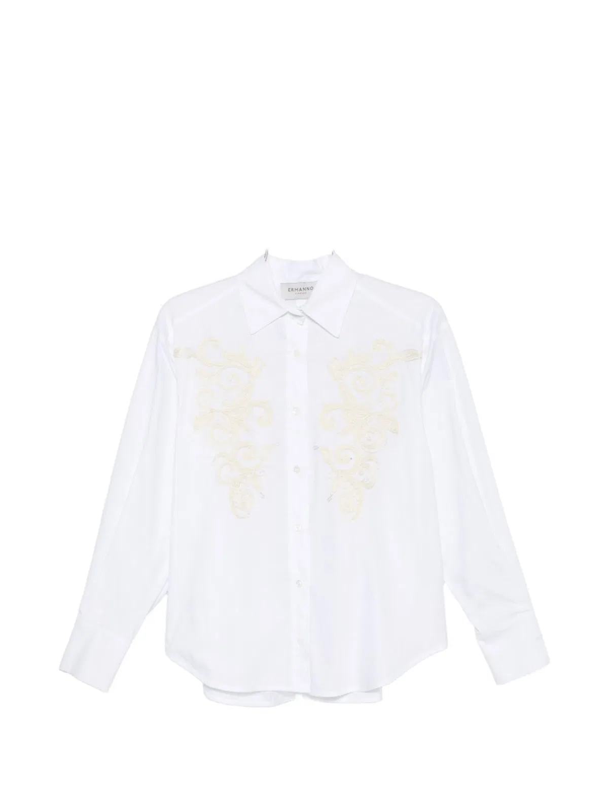 Ermanno Embroidered Cotton Shirt