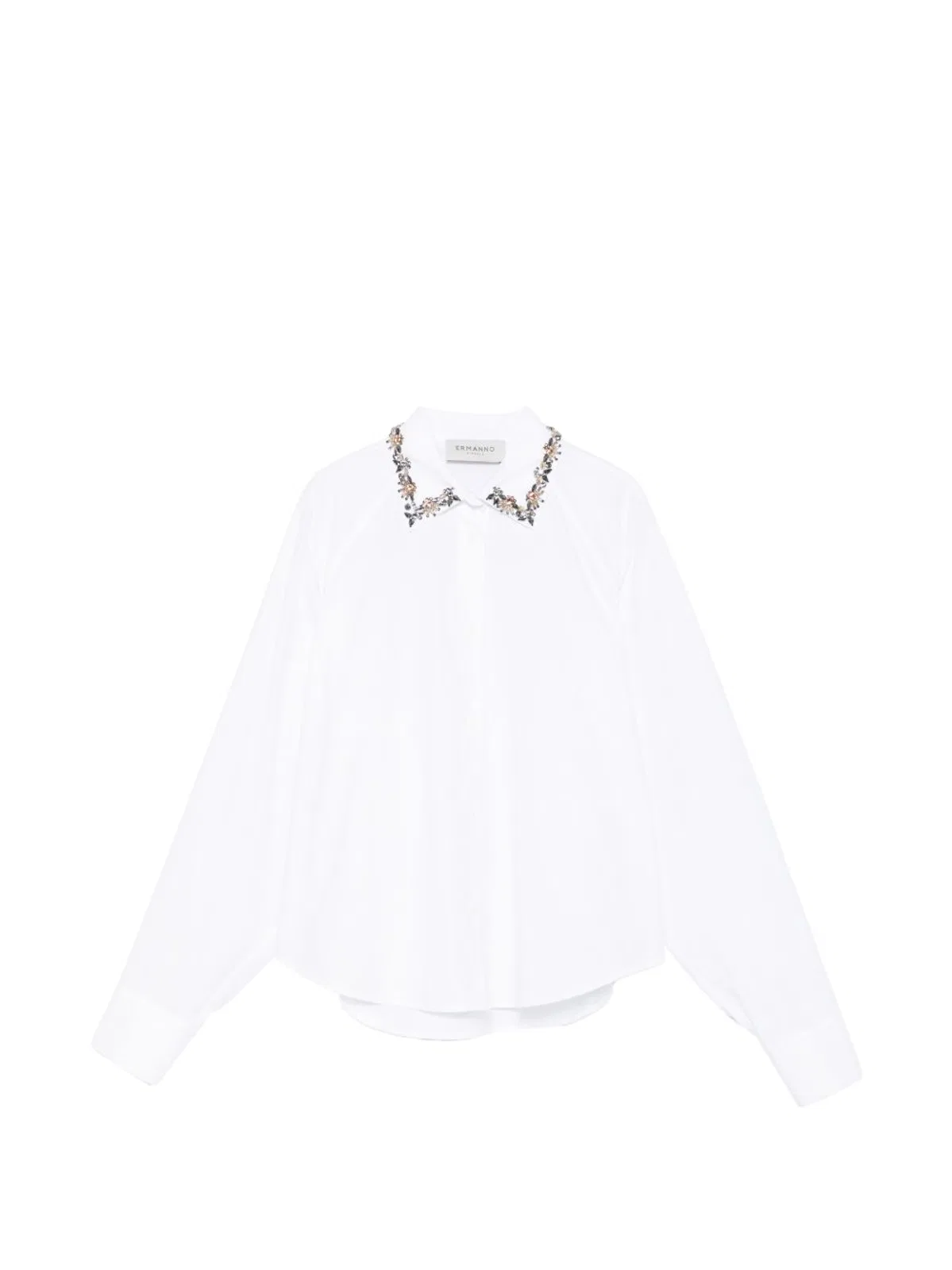 Ermanno Embroidered Cotton Shirt