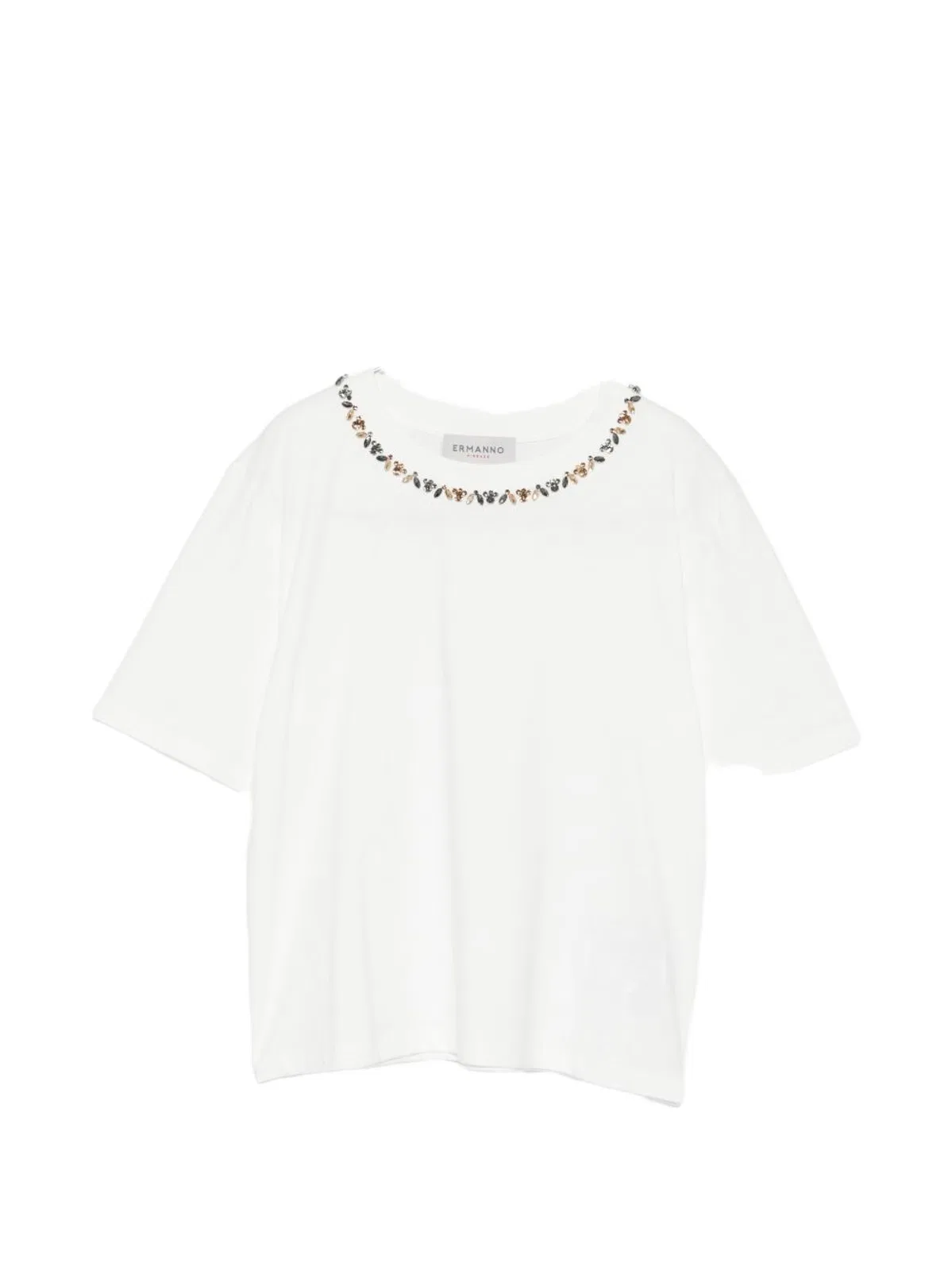 Ermanno Embroidered Cotton T-Shirt