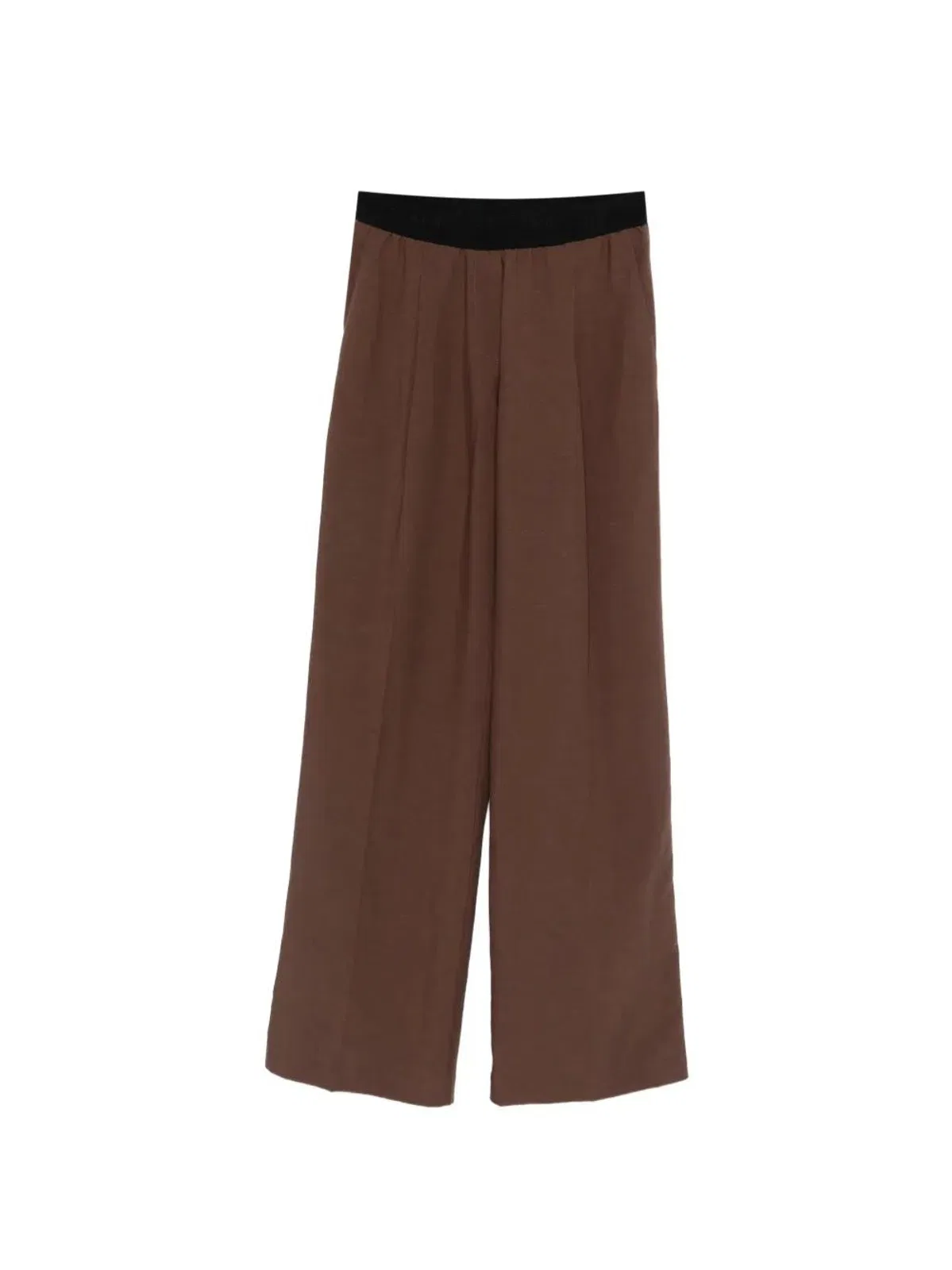 Ermanno Brown Viscose Pants