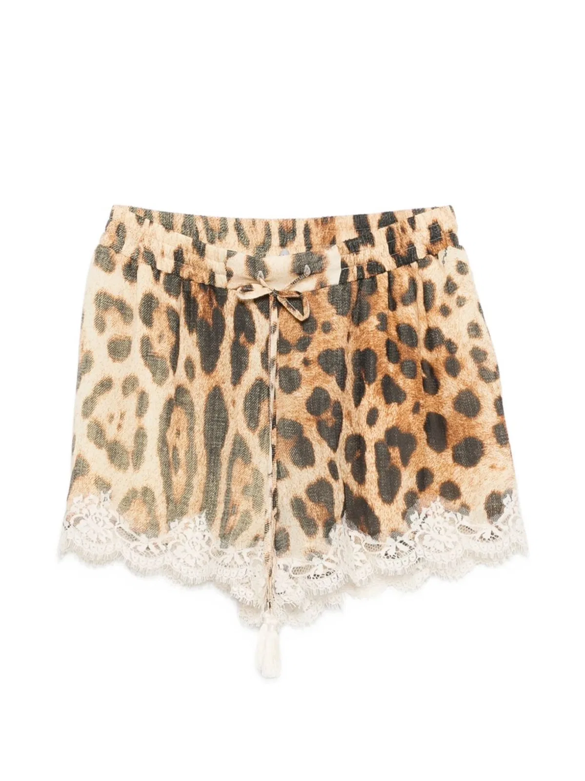 Ermanno Brown Viscose Shorts