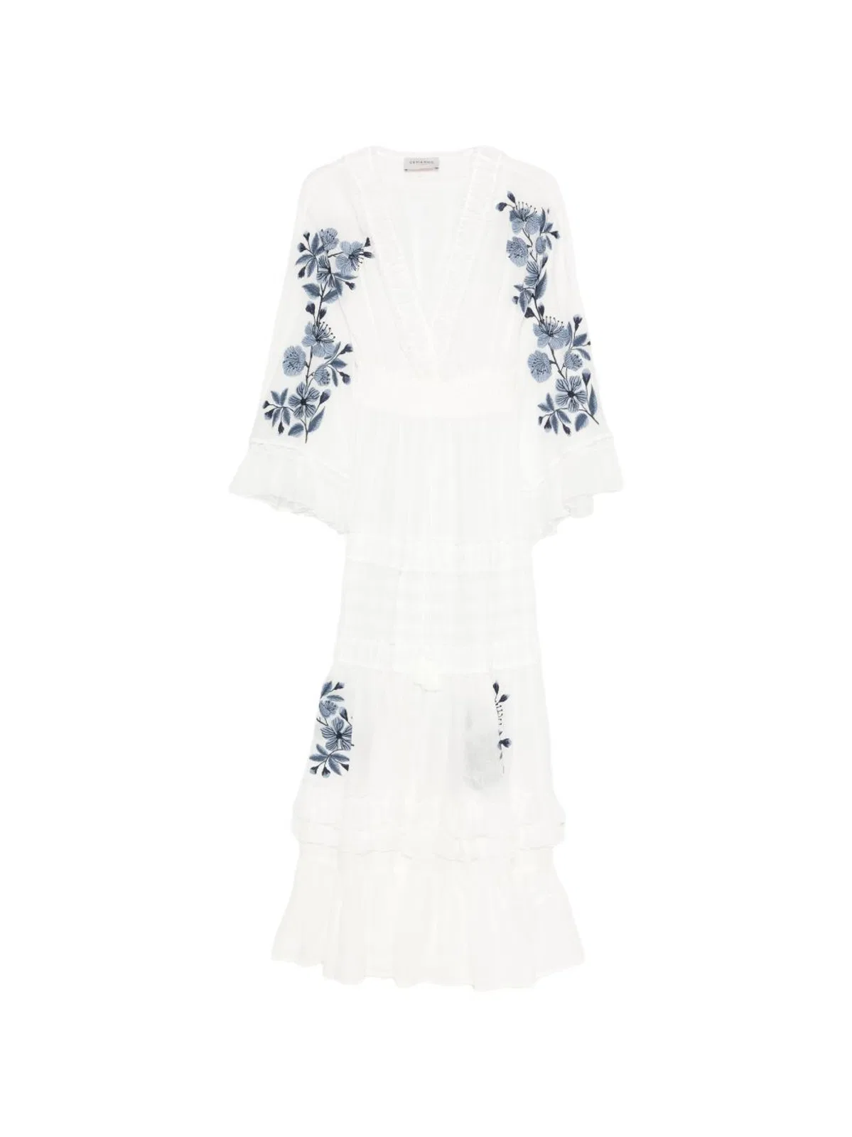 Ermanno Embroidered Maxi Dress