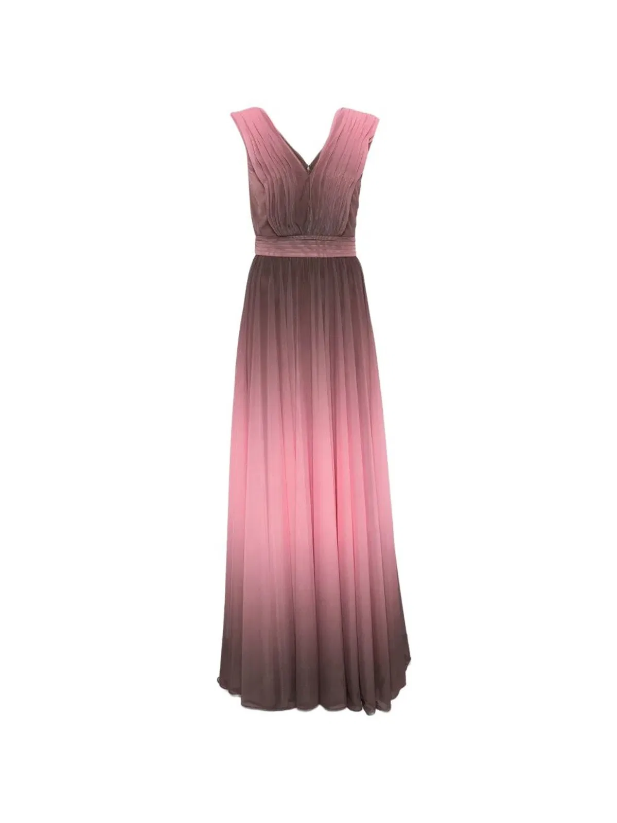 Ermanno Moro Noce Polyester Maxi Dress