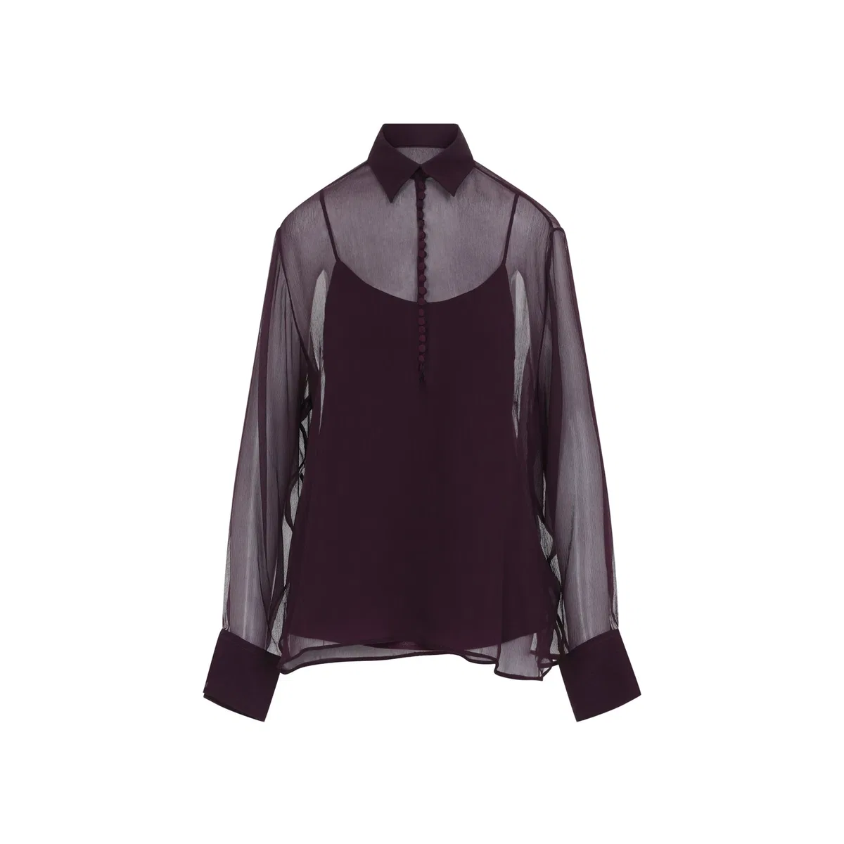 Ermanno Scervino Winetasting Silk Shirt