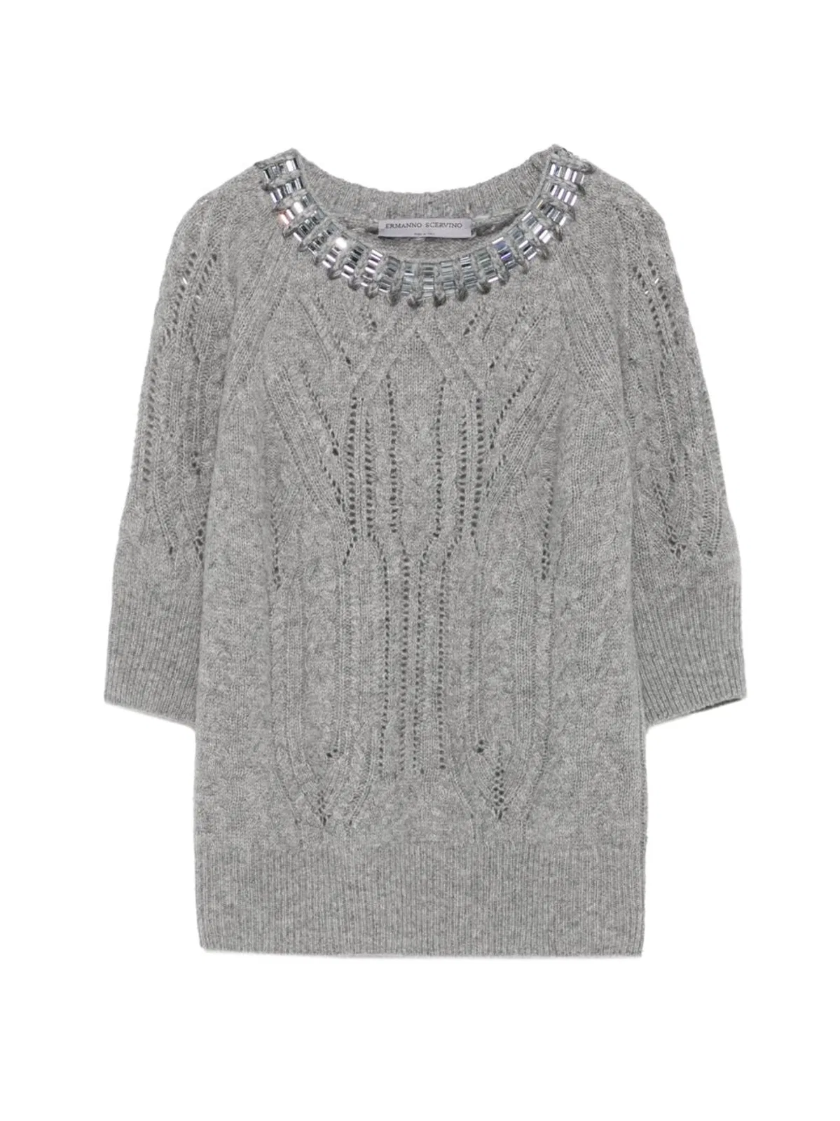 Ermanno Scervino Cashmere Crewneck Sweater