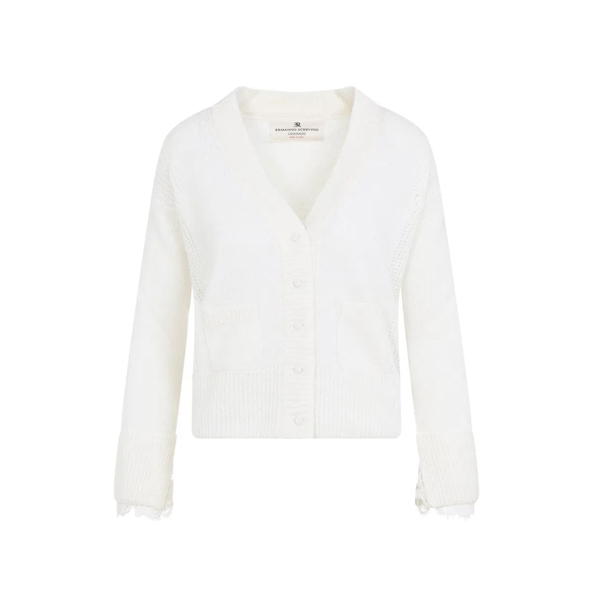Ermanno Scervino Marshmall Cashmere Cardigan