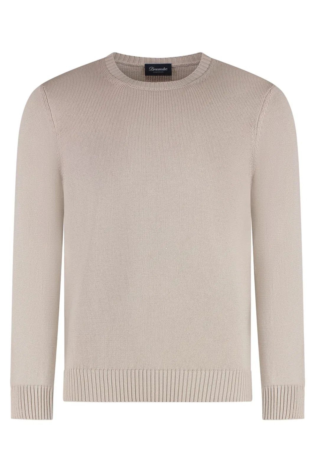 Drumohr Cotton Crew-Neck Sweater