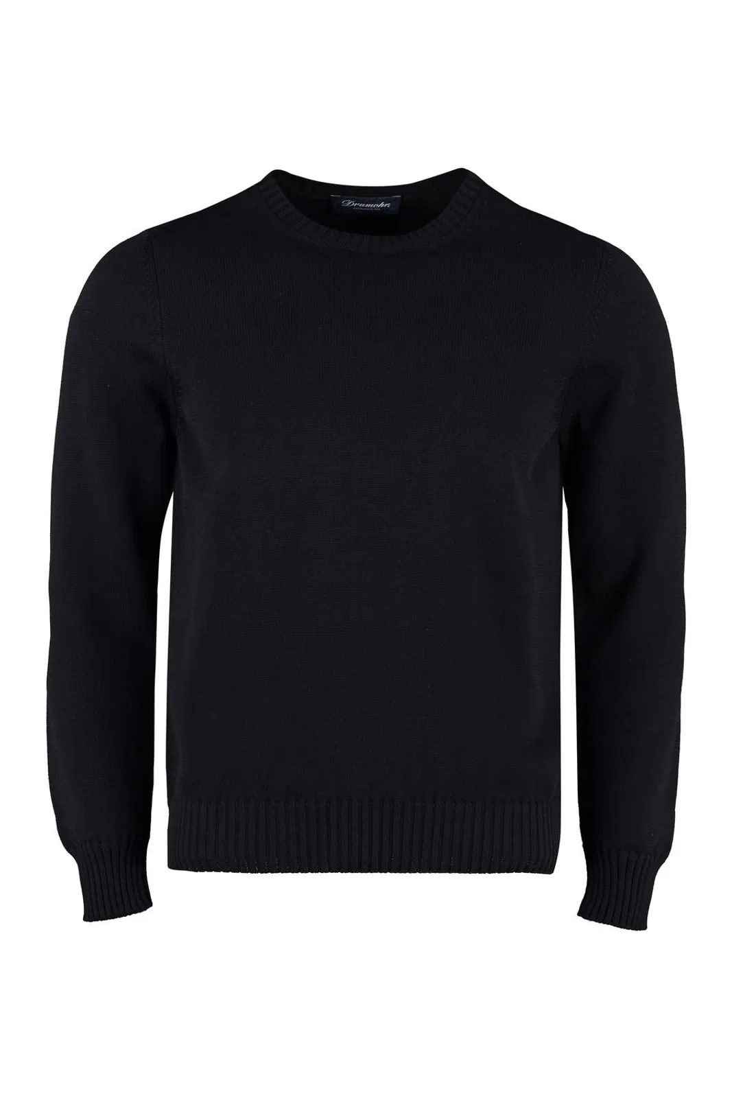 Drumohr Cotton Crew-Neck Sweater