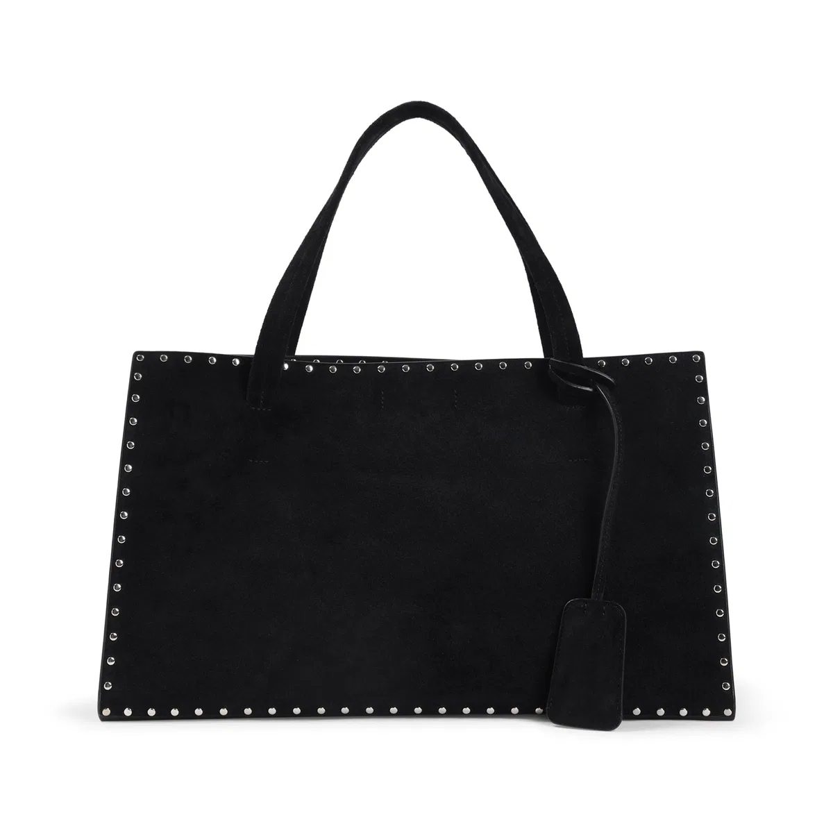 Phoebe Philo Black Silver Stud Cabas Bag