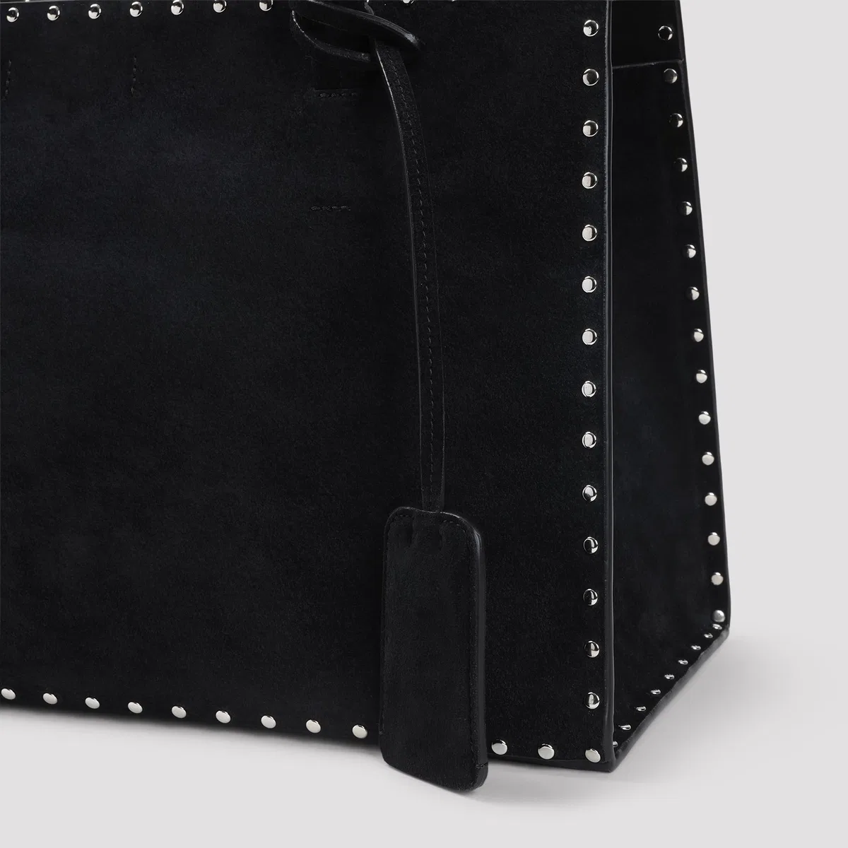 Phoebe Philo Black Silver Stud Cabas Bag