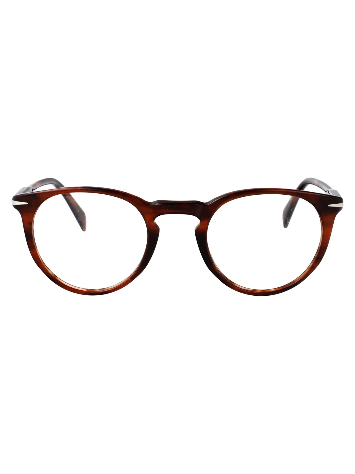 David Beckham Brown Horn Acetate Glasses